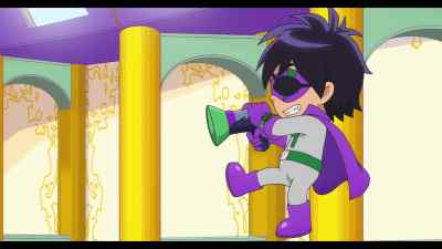 Silence!
My plan will go off
like this mega blaster... - Ryan's World the Movie: Titan Universe Adventure