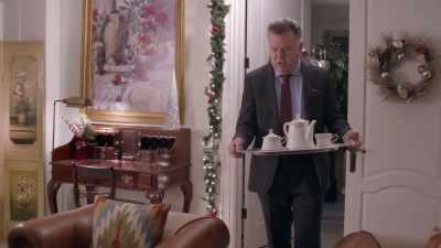 ["Silent Night" playing in background] - Catering Christmas