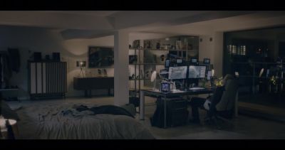 ["Silent Night" playing] - Black Mirror