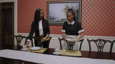 [SILVERWARE CLATTERING] - Tyler Perry's The Oval