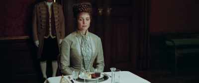 [ Silverware clinking ] - Corsage
