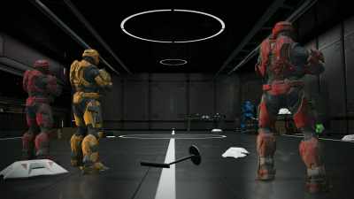 (Simmons)
Wow, this place held up
pretty well - Red vs. Blue: Restoration