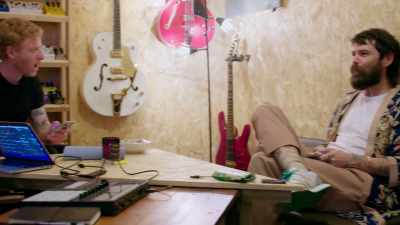 [SIMON] But the challenge was
definitely can we record - Biffy Clyro: Cultural Sons of Scotland