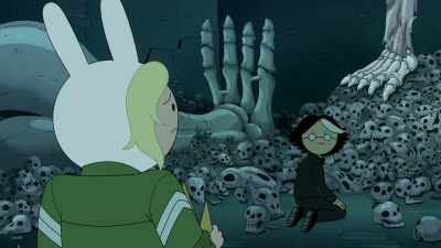 Simon, you can't change
into that super sad guy! - Adventure Time: Fionna & Cake