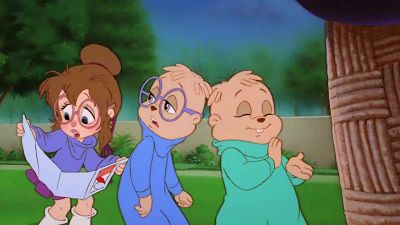 Simon which route do you think we should take to Bermuda - The Chipmunk Adventure