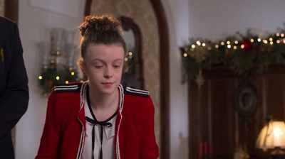 Simon had to end the game abruptly.
They've returned to their rooms. - A Christmas Prince: The Royal Baby