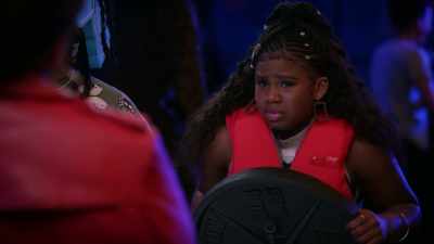 Simone, the weighted vest,
it's supposed to keep you grounded - Saturdays
