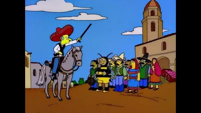 Simple villagers, I promise you. - The Simpsons