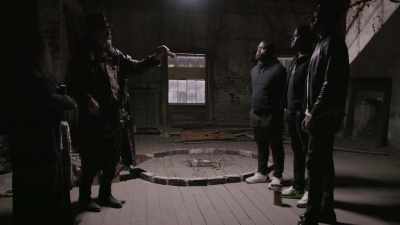 Simply sweep the brick dust
away using that small broom, - Ghost Brothers: Lights Out