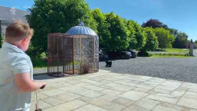 - Since we did the
chateau's paving last year, - Escape to the Chateau: Make Do & Mend