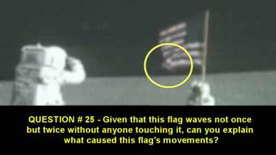 Since this flag moves
not once, but twice, - American Moon