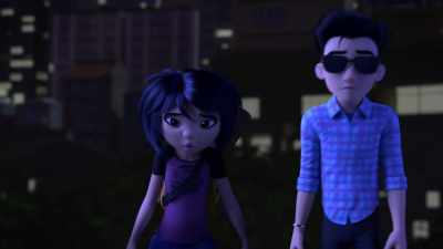 -Since I can see the
lasers, I should go. - Abominable and the Invisible City