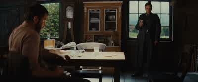 Since I haven't heard any disturbance, I assume, while they're listening, they don't speak English. - Inglourious Basterds
