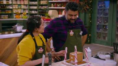 - Since it's
the symbol of love-- - Baking It