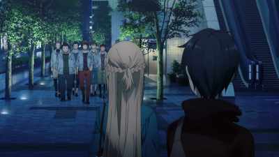 Since Kirito wasn't that into it,
I had to drag him along. - Sword Art Online: The Movie – Ordinal Scale