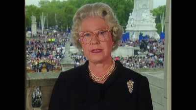 Since last Sunday's
dreadful news - Elizabeth Windsor