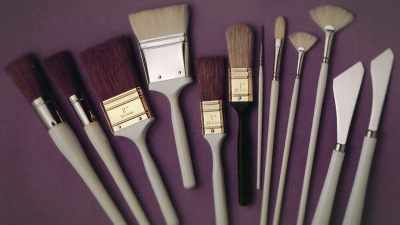 Since the early '80s,
we had designed badger hair brushes - Bob Ross: Happy Accidents, Betrayal & Greed