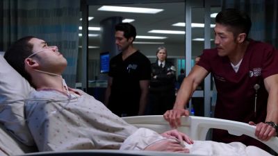 - Since the gunshot wound
was never reported, - Chicago Med