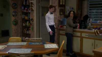 Since the reception's off,
when everyone leaves, - The Conners