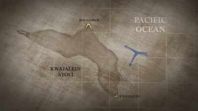 Since they're 40 miles apart, - The Pacific War in Color