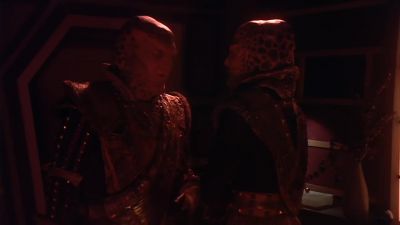 Sinclair is going to smuggle
Jha'dur off the station. - Babylon 5