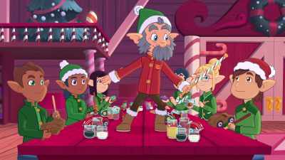 Sing it with me, elves! - Glisten and the Merry Mission