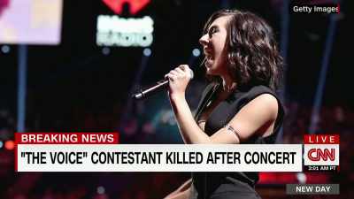Singer Christina Grimmie, - Death by Fame