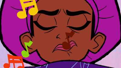 SINGER: ♪ I see
the crystal raindrops fall ♪ - Marvel's Moon Girl and Devil Dinosaur