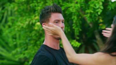 SINGER: # Through it all,
nobody comes around
when the chips are up - Love Island