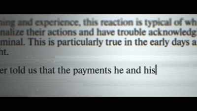 Singer told us that
the payments he and his clients - Operation Varsity Blues: The College Admissions Scandal