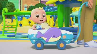 [singing] ♪ About to do something new ♪ - CoComelon Lane