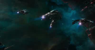 Wait. Wait. Reading some old letters You smile... You almost have to admire their pluck. Sire. - Guardians of the Galaxy Vol. 3