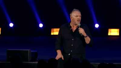 [singing gibberish] - Greg Davies: You Magnificent Beast