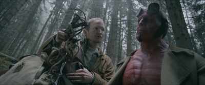 ♪ singing Halleluya,
sinner you bet get ready ♪ - Hellboy: The Crooked Man