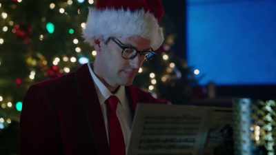 [singing nervously]
♪ Noel, Noel... ♪ - The Santa Summit
