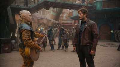 (SINGING) Out on the third planet
closest to the sun - The Guardians of the Galaxy Holiday Special