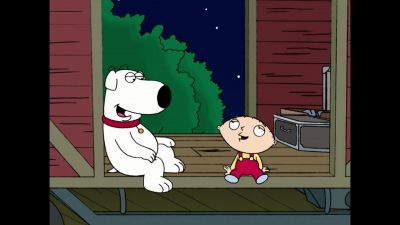 Singing We're off on the road to Rhode Island - Family Guy