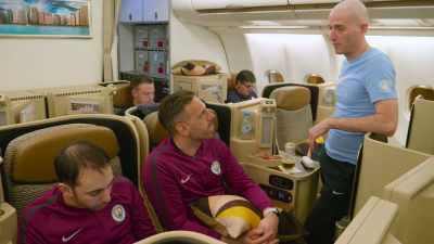 [singing "Wonderwall" by Oasis] - All or Nothing: Manchester City
