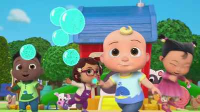 [singing]
♪ Yes, yes, yes! Imagine with me! ♪ - CoComelon Lane