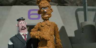 [sinister music playing] - Chicken Run: Dawn of the Nugget