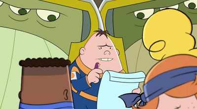 ♪ Sinking ship! ♪ - The Epic Tales of Captain Underpants in Space
