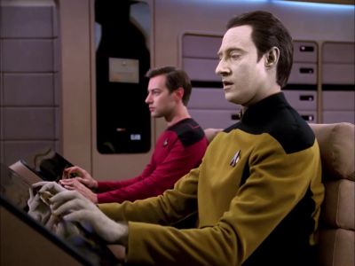 Sir, containment field down
on Deck 36. - Star Trek: The Next Generation