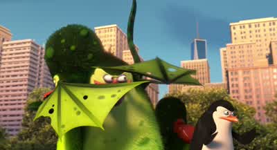 Sir, how long do we stand here like this? - Penguins of Madagascar