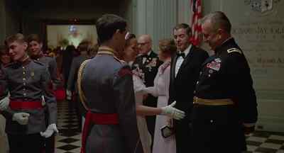 Sir, may I present Miss Lori Cable?
Lori, this is General Bache, our commander. - Taps