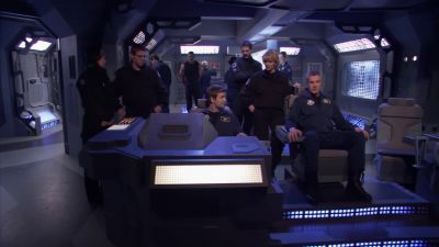 Sir, we received an encrypted databurst from Stargate
Command the moment we came out of hyperspace. - Stargate SG-1