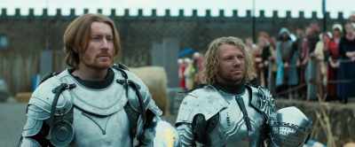Sir Simon. On your knees. - The Siege of Robin Hood