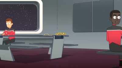 Sir, the platforms aren't rated
for low altitudes. - Star Trek: Lower Decks