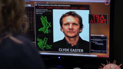Sir, TSA got a hit on one
of Clyde Easter's covers. - Criminal Minds