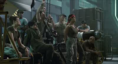 Sir What is it HicksHudson sir He's HicksWhat's the questionIs this gonna be a stand up fight sir or another bug huntAll we know is that there's still no contact with the colonyand that a xenomorph may be involvedExcuse me sir A what A xenomorphIt's a bug - Aliens