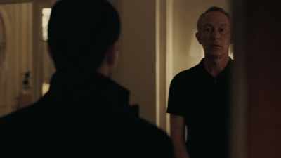 Sir. Your father's on a call in the den. - Succession